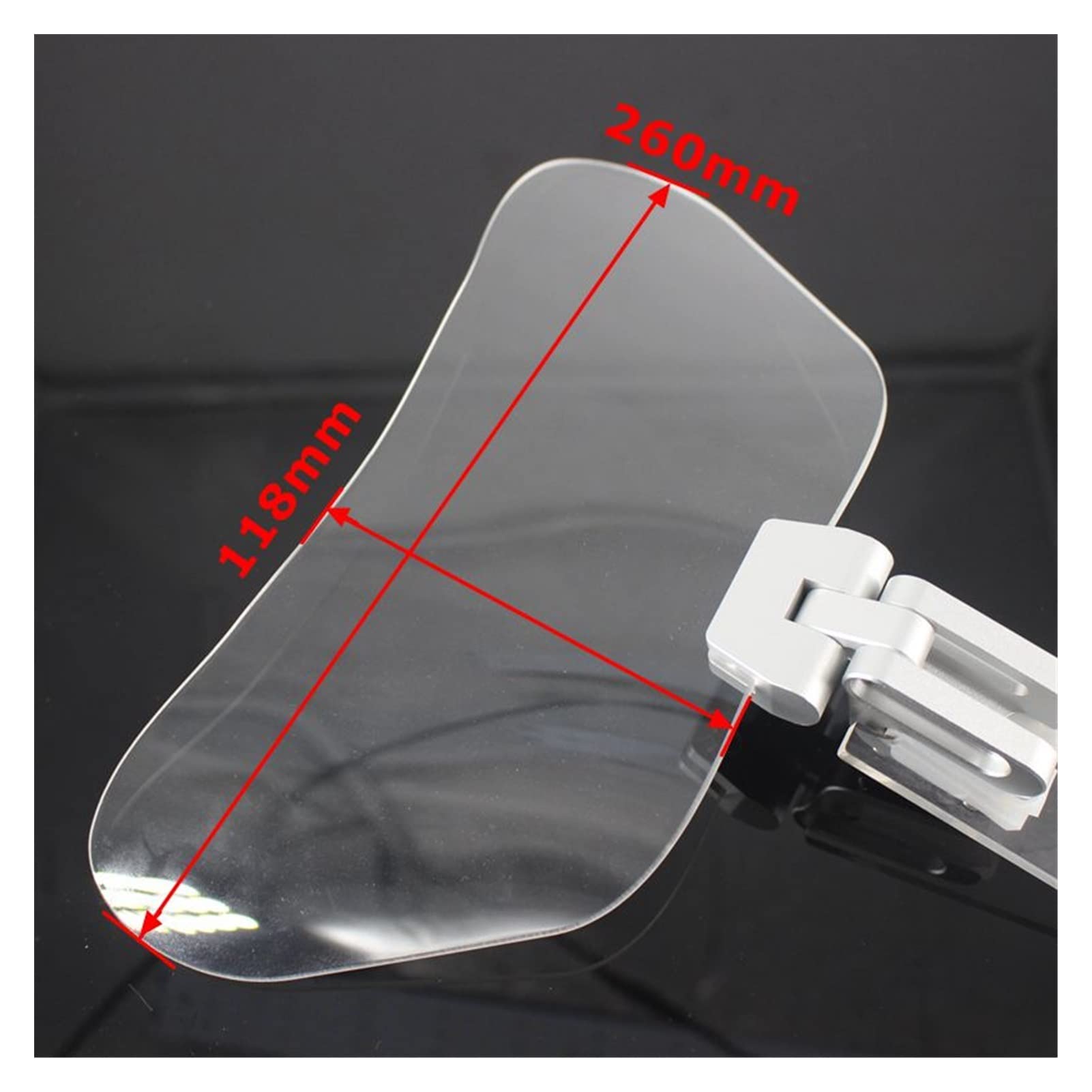 Deflettore Vento Moto Parabrezza per S1000RR S1000XR S1000R per HP4 R Nove T per RnineT Universale Motociclo Regolabile Parabrezza Spoiler Deflettore Protector