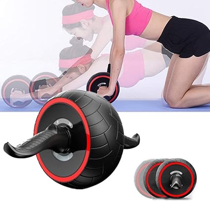 Body Maxx Abdominal Wheel Muscle Training Device Roller! Single Wheel Fitness Equipment with Kneeling Pad