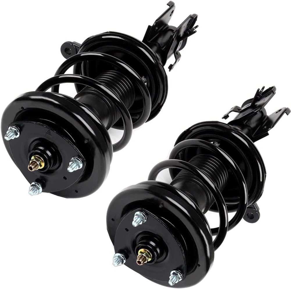 Struts Shock suspension kit for Honda Civic 1.7L 2001 2002 2003 2004 2005 for Honda Civic Front and Rear Complete Struts Assembly Stabilizer Bar Link Kit 8 Pcs, 171433 171434 171340L 171340R