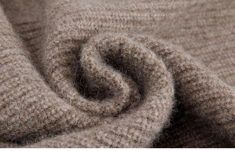 Men's Solid Knitted 100 Percent Cardigan Alpaca Wool Sweater Open Front Cardigans4