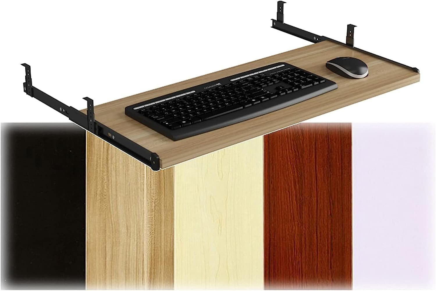 BREWIX Ergonomic Keyboard Tray, Sliding Keyboard Tray Under