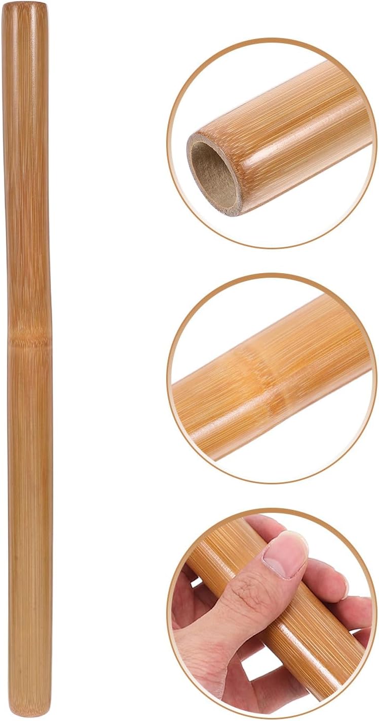 Handheld Massage Stick Smooth Surface Muscle Massager Tool for Deep Tissue Therapy and Body Relaxation Portable Spa Tool for Neck Shoulder Face Full Body Use with Storage Bag