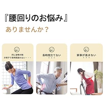 Amazon | NIPLUX WAISTUPLUS 腰 EMS 温熱 腰ベルト リフレッシュ