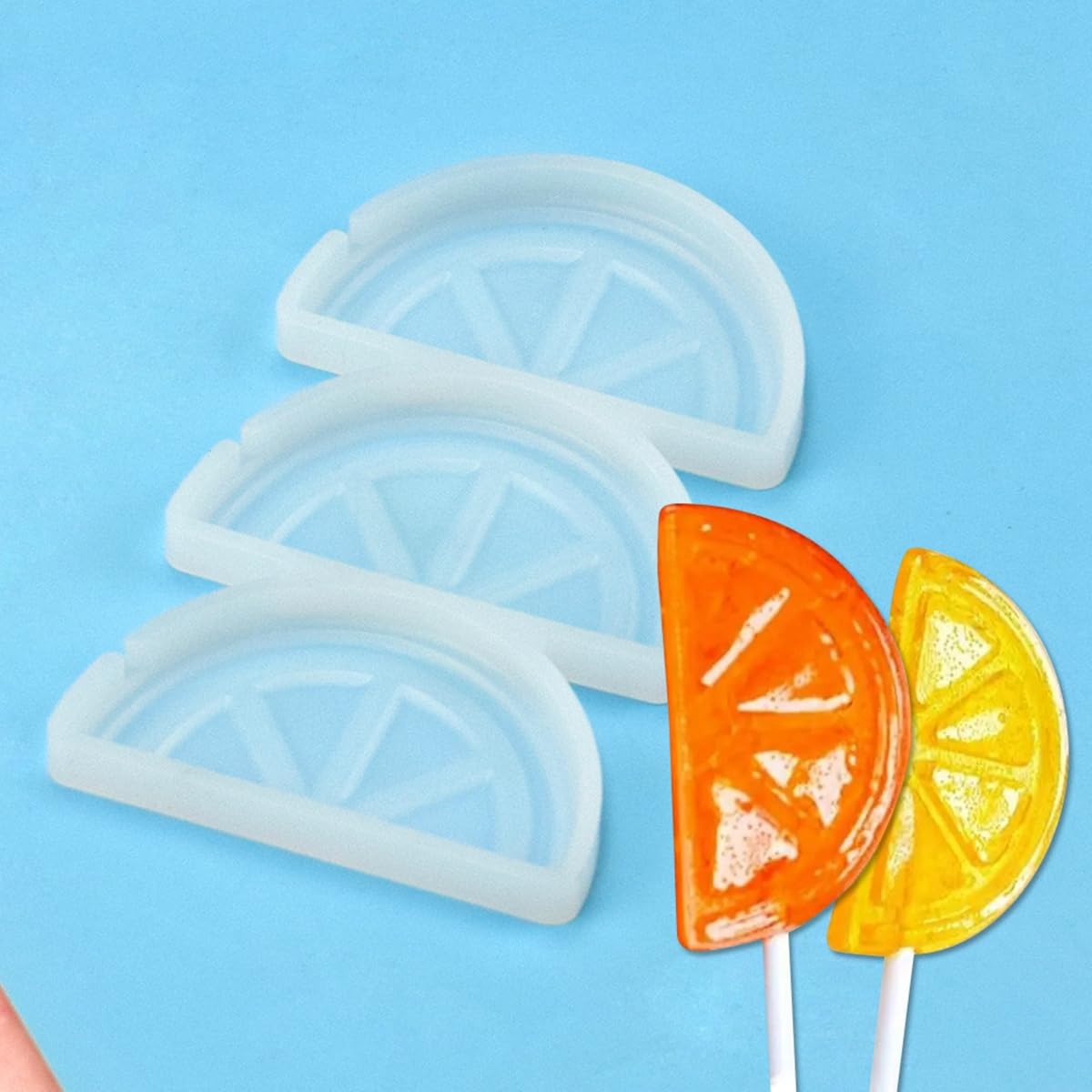 Rooster Lollipop Mold - Silicone for Resin & Candy -13 Rooster Lollipop Mold - Silicone for Resin & Candy -13