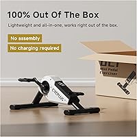 Vista 9 de CYCPLUS DC1 Mini Pedal Exerciser, Self-Powered 160W Brushless Motor, ERG Mode & App Sync, Ultra-Quiet Magnetic Resistance, Compact for Office/Home