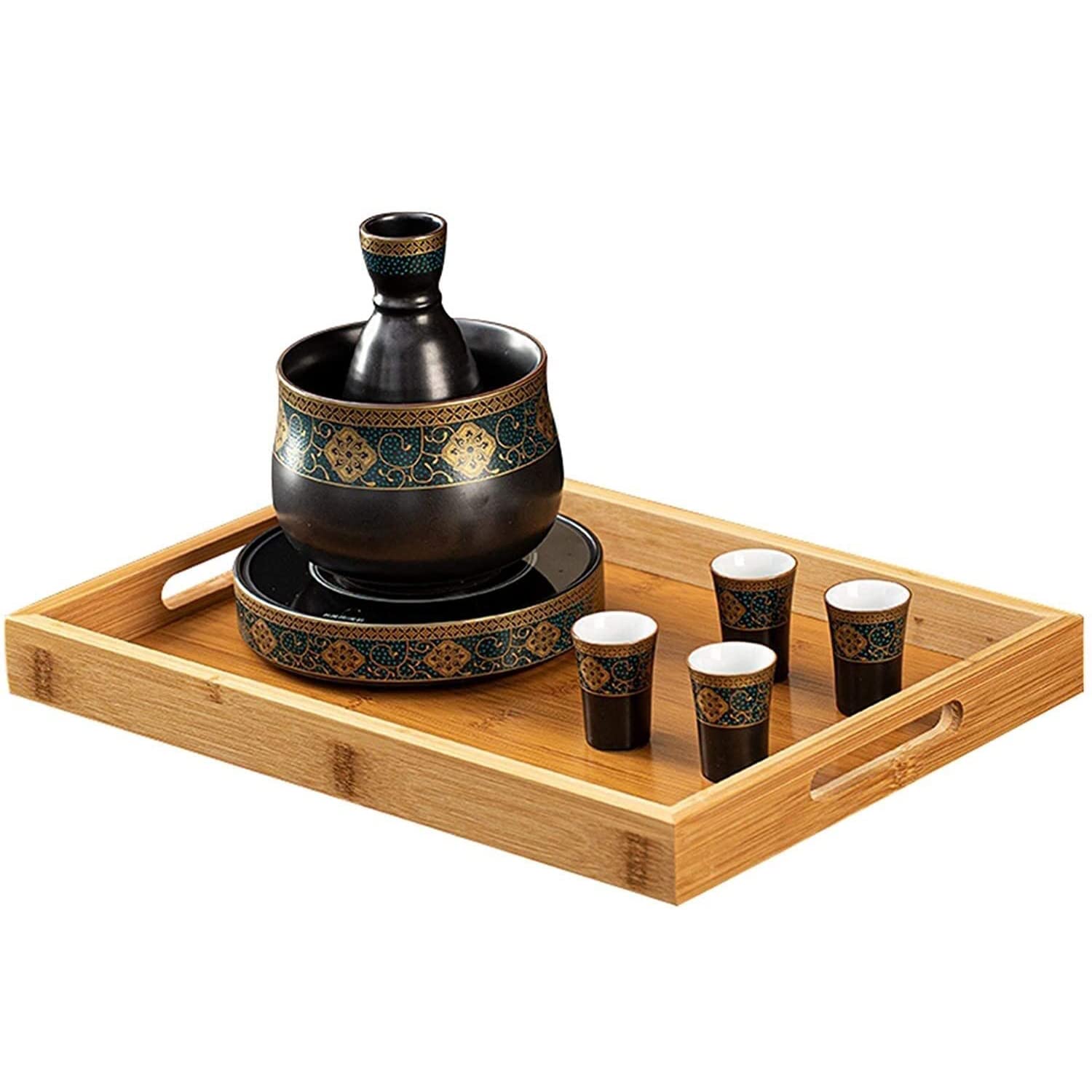 Casserole à saké électrique de qualité supérieure set complet de 8 pièces