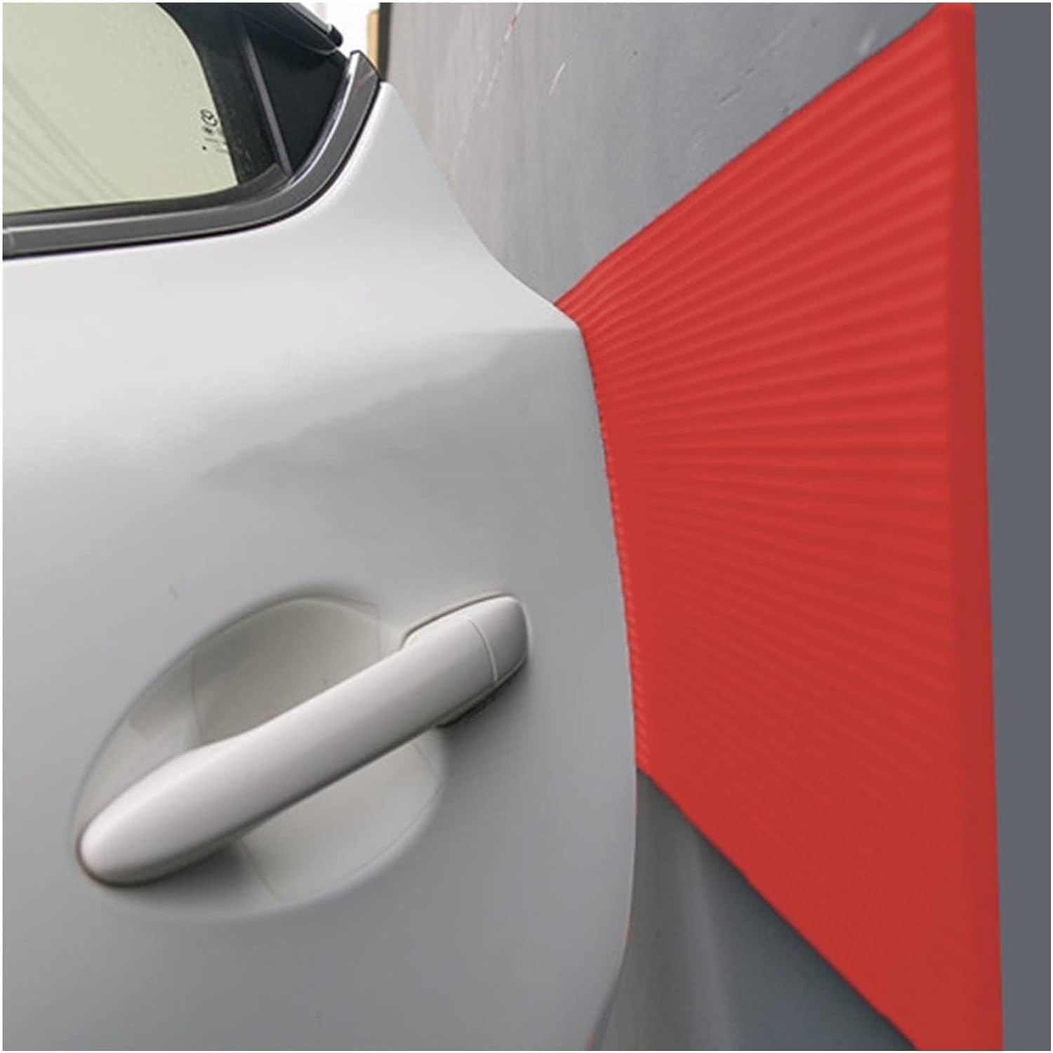 Tianqihao Rosso Garage Column Protector Garage Wall Guards, Wall Edge Guards, Door Paint Guards, Garage Wall Corner Guards. To Protect Parking, And Warehouses,-1Pcs