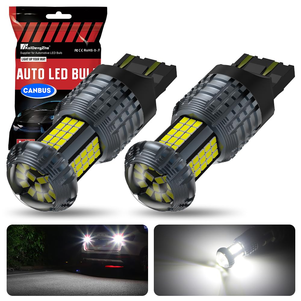 7440 7443 LED Lampadine, Aggiornamento T20 LED Bianco CANBUS Senza Errori Anti Hyper Flash 7444 T20 W21W W21/5W LED Lampadina con Proiettore Sostituzione per Luce Freno Luce di Retromarcia