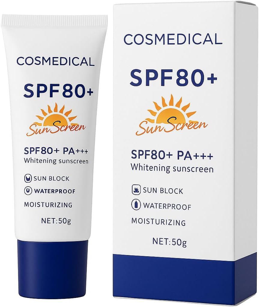 Cosmedical Blynds Pro Sunscreen Gel With SPF 80+ Protection and PA+++ | Matte Finish & Oil Free | 8 Hour Water Resistant | Vitamin E Enriched | Dermatologically Tested | 50gm