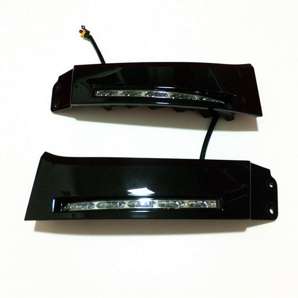 LED luci diurne DRL Tundra-2007 Per Tundra 2007-2013 Sequoia 2008-2017, LED DRL con coperchio nero
