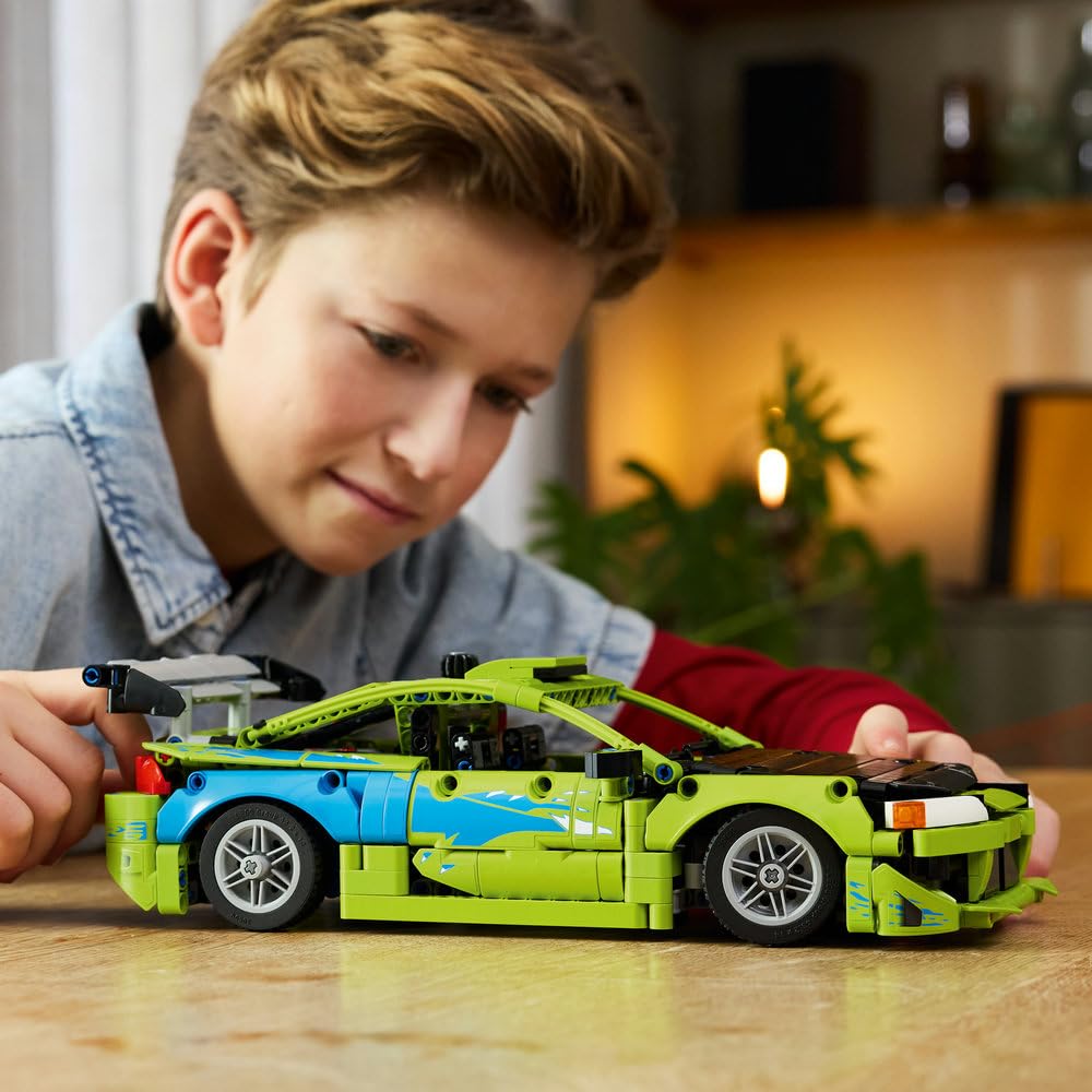 LEGO Technic Samochód Fast and Furious Mitsubishi Eclipse 42229 | Model filmowego auta, klocki konstrukcyjne, prezent dla fana motoryzacji 14+, zestaw dla nastolatków, 827 elementów