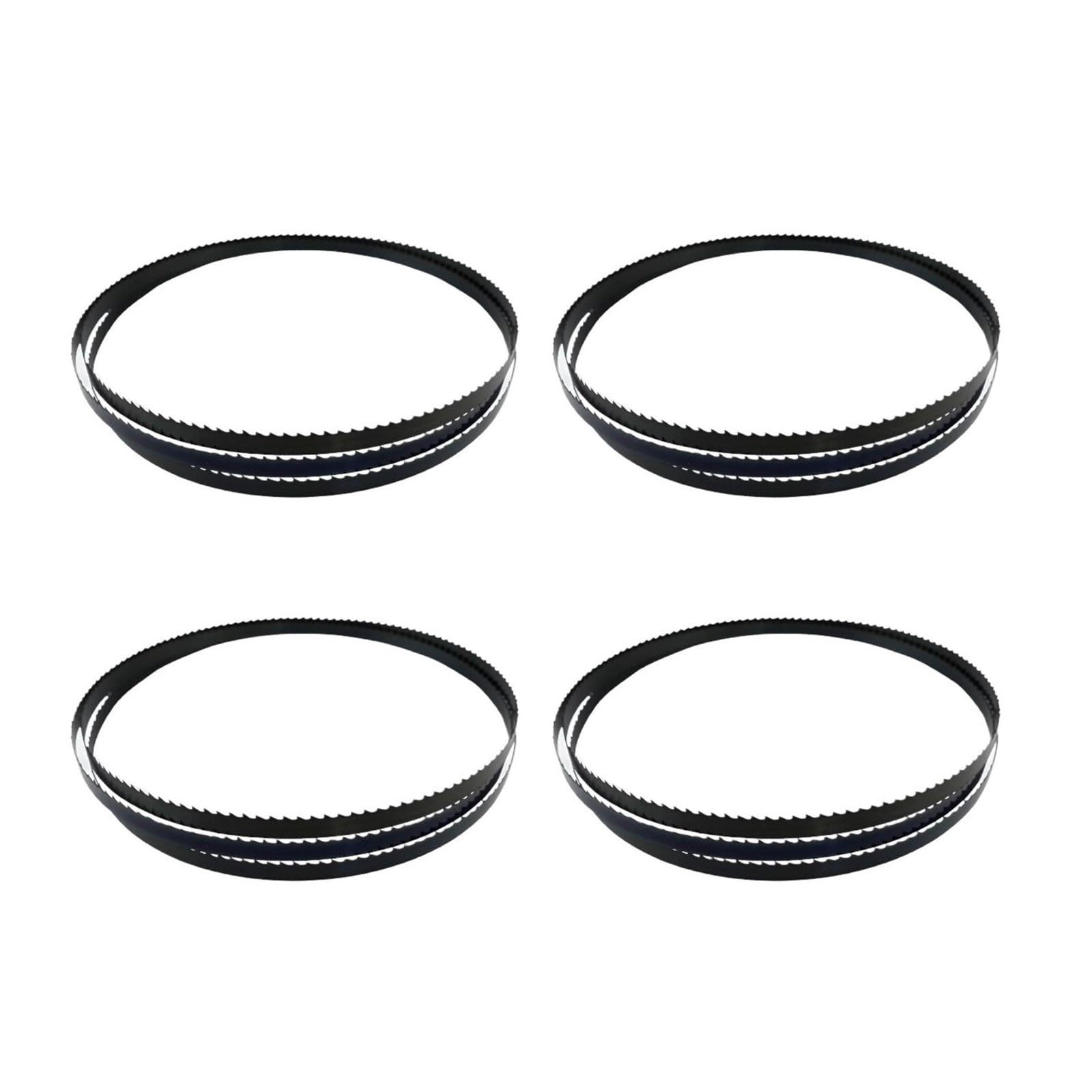 Band Saw Blades, 4 Pack 2215x10x0.35mm Bandsaw Blades TPI SK5 Band Saw for Cutting Wood, PVC, Thin Aluminium