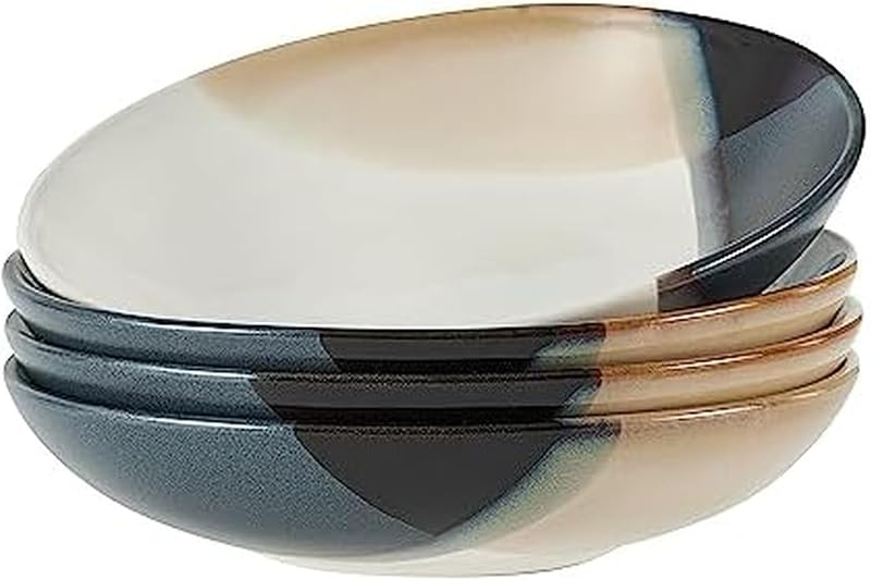 Mikasa Gourmet Basics by Mikasa Caden Set of 4 Pasta Bowls, 8 Inch