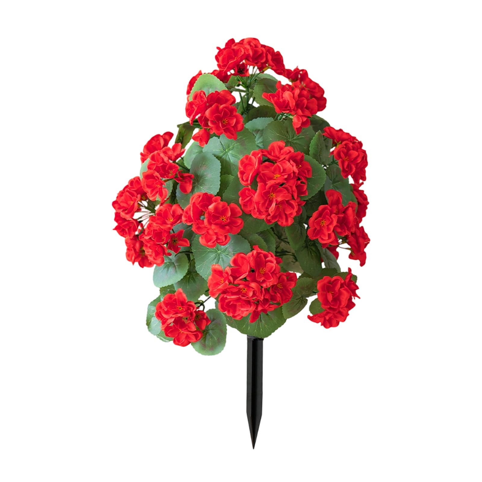 QWYFGM Artificial Garden Flowers,Plant Stakes Outdoor,for,Stakes Decorative,Outdoors Flowers,Topiary Balls,Realistic Crabapple Flower Stake Outdoor Artificial Plant with Stake for Garden Patio Yard