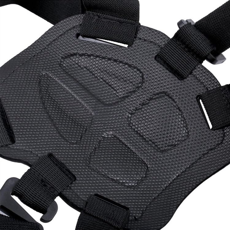 Image of REFLEX CAMERA Dog Harness Mount Compatible with Go Pro, D J I, | Pet Vest Belt Camera Chest & Back Strap for Action Video | Adjustable, Weather-Resistant, Padded for Comfort (7-54kg / 15-120lbs)