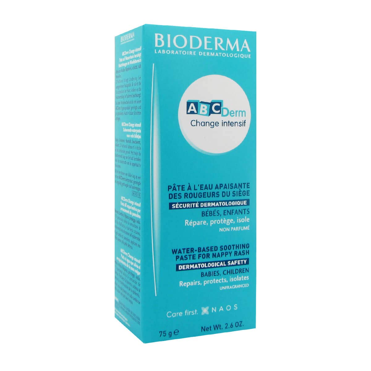 Bioderma ABCDerm Change Intensif Woda Pasta na Odparzenia 75g