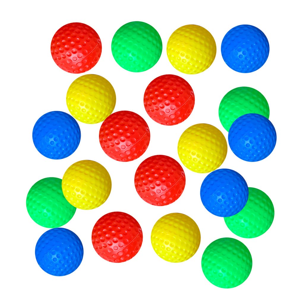 Ssccgym Sports Toys Games Golf Toys Set Clubs Balls Kindergarten for Kids Toddlers Girls Boys with Bag Mat (C-20 Mix Balls)