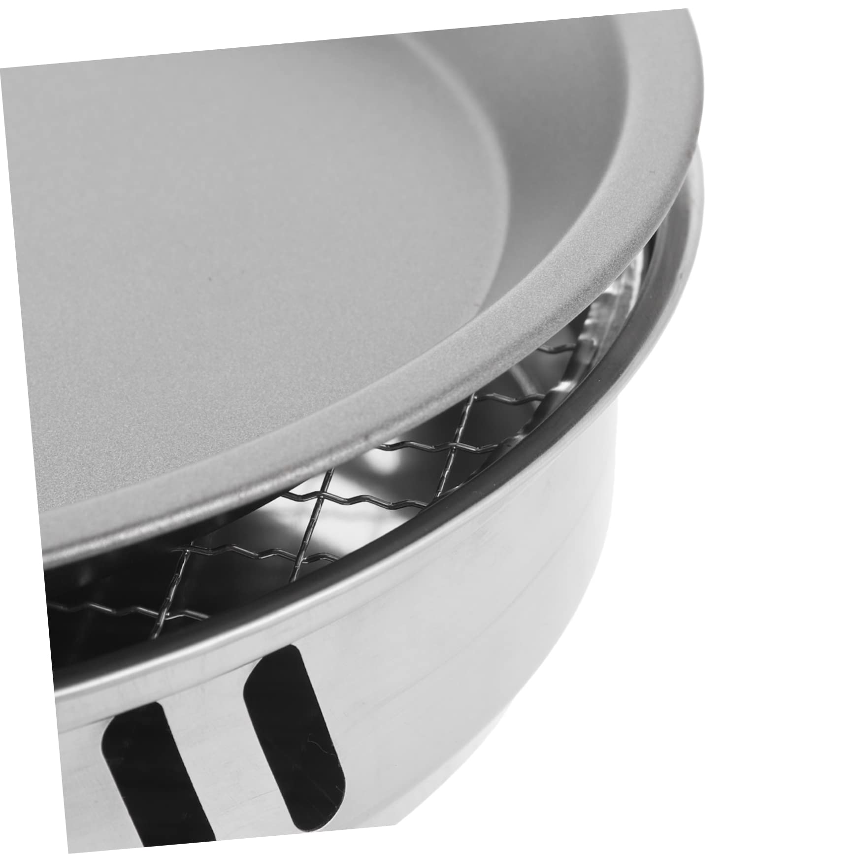 BESPORTBLE Stainless Steel Portable Grill Disposable Bbq for Camping Mini Outdoor Barbecue Set Easy-clean Barbecue Rack Random Color