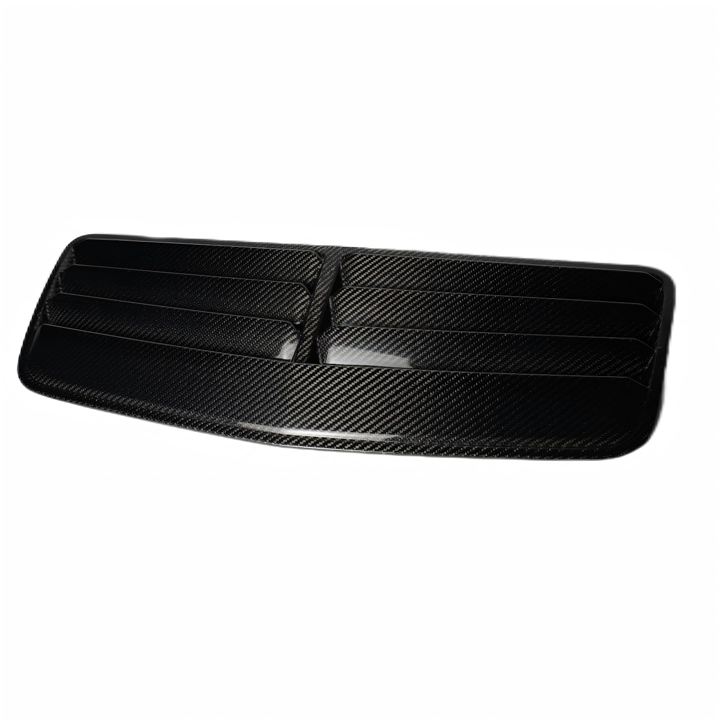 JSD Replacemant Front Hood Vent for Ford Mustang S650 GT,Dark Horse 2024 2025, Gloss Real Carbon Fiber