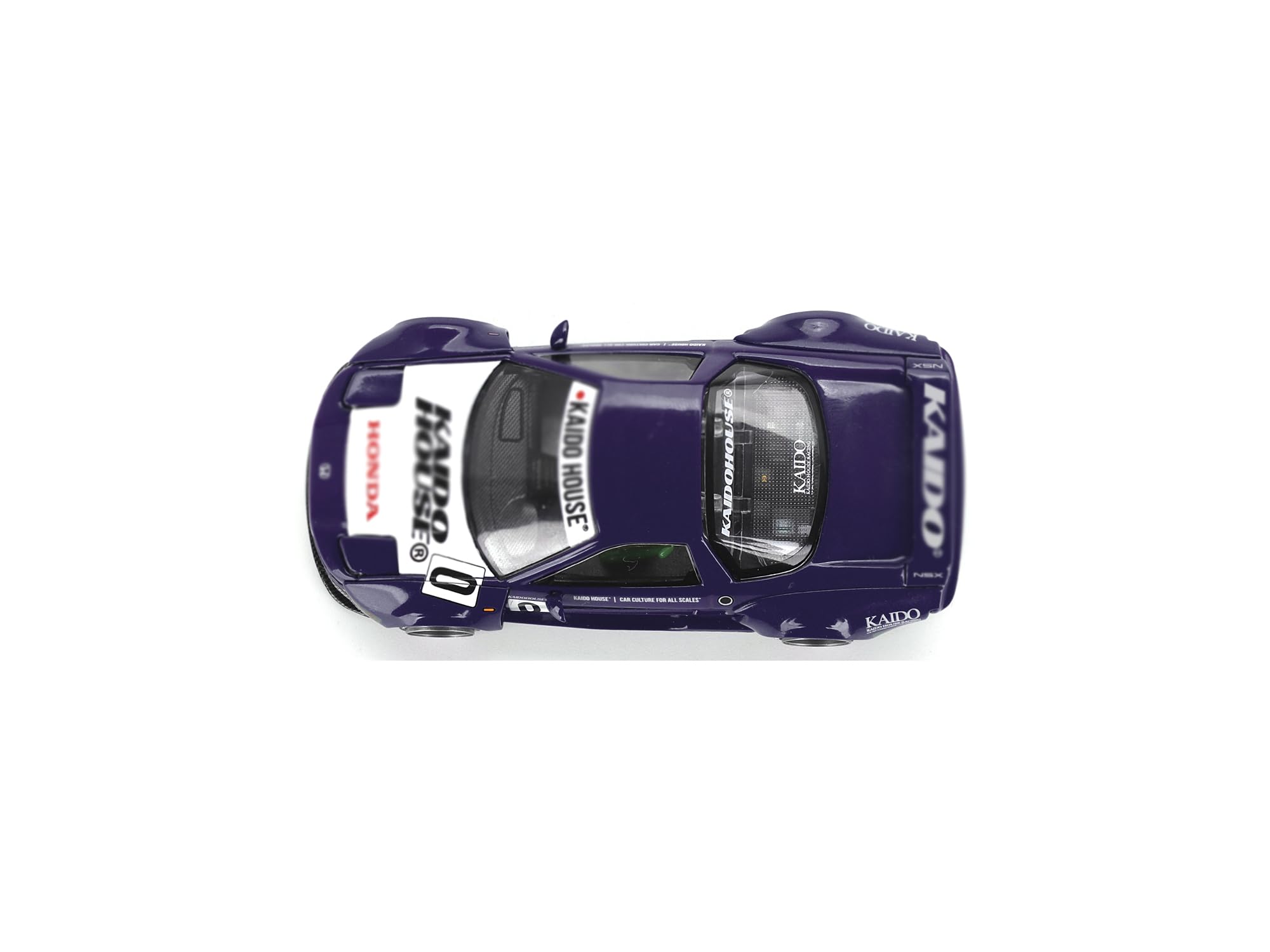 MINI GT NSX Kaido Racing V2#0 Purple with White Hood and Graphics
