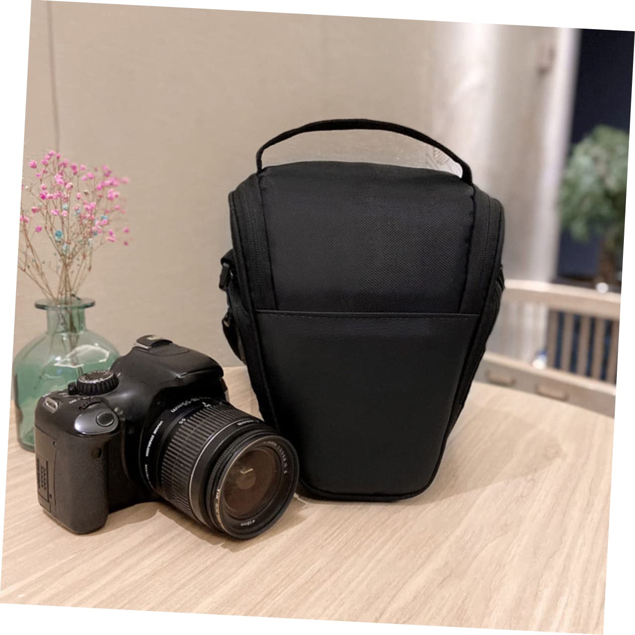 Hemobllo 2piezas Bolsa Cámara Unisex Resistente Golpes y Polvo para Viajes y Actividades Al Aire Diseño De Cremallera y Correa De Hombro Almacenamiento Seguro para Cámaras Digitales