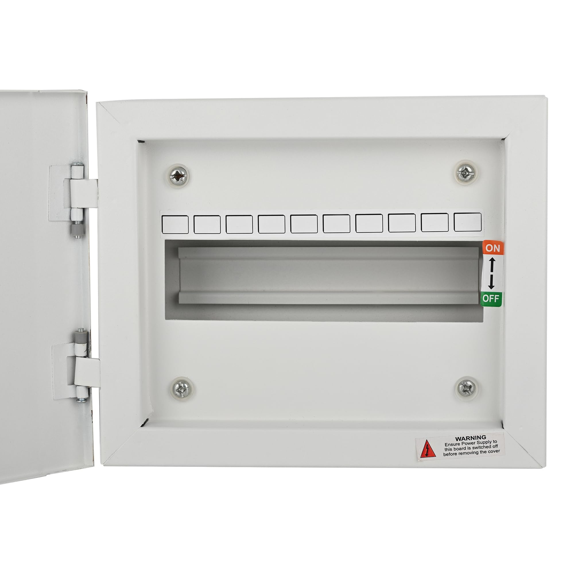 THE ELITE ELECTROTEK Weatherproof MCB Distribution Board | 10-Way Waterproof PVC Enclosure | Outdoor IP65 MCB Box with Protective Cover for Water Splash & Dust Resistance 2