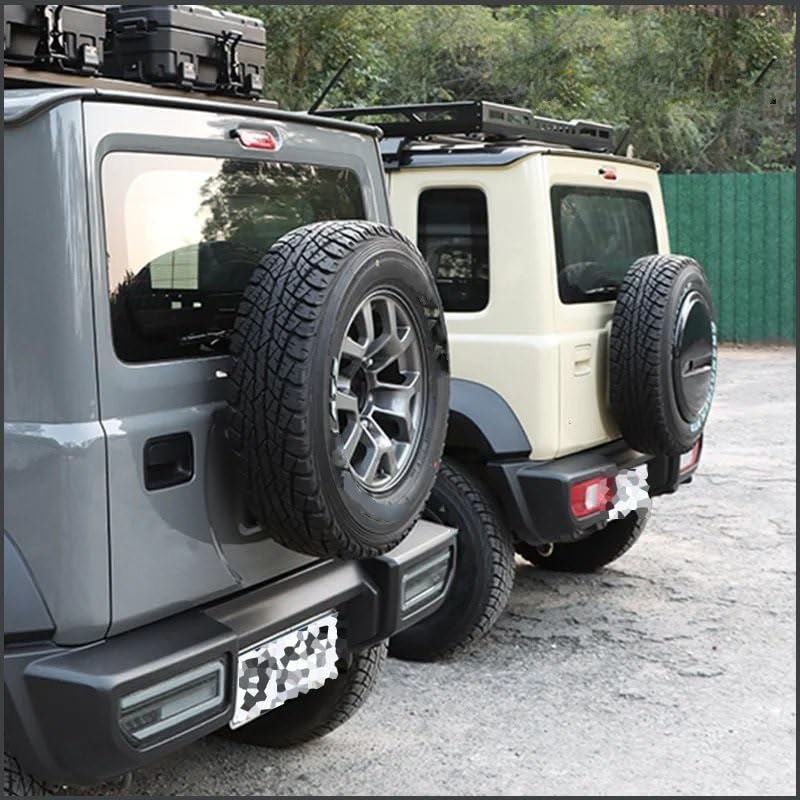uchwyt ścienny do opon Zestaw montażowy podnośnika koła zapasowego Innovation Spare Tire Lift Bracket Riser, regulowany, pasujący do akcesoriów Jimny JB64 JB74 JB33 JB43(JB33 JB43)