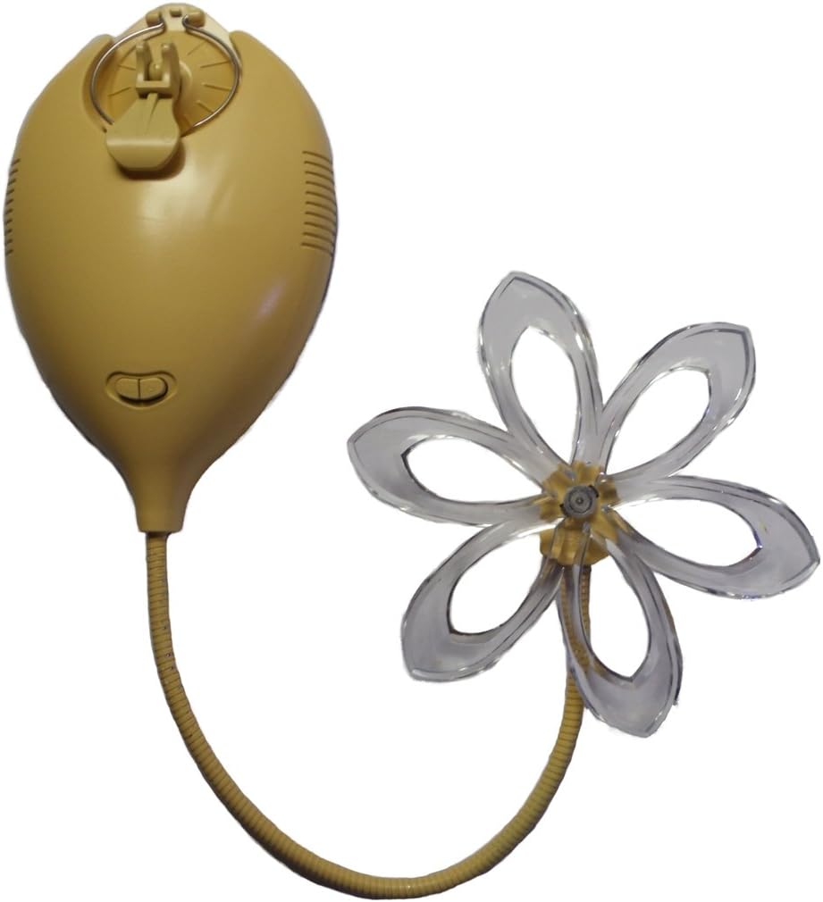Moonbeam Solar Powered Nightlight Flower, Yellow