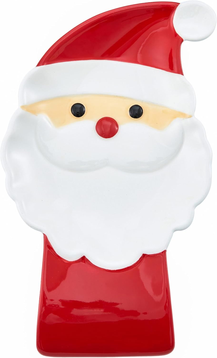 Bico Santa Claus Ceramic Hand Painted Spoon Rest, Cute Christmas Decor, Dishwasher Safe Bico Santa Claus Ceramic Hand Painted Spoon Rest, Cute Christmas Decor, Dishwasher Safe
