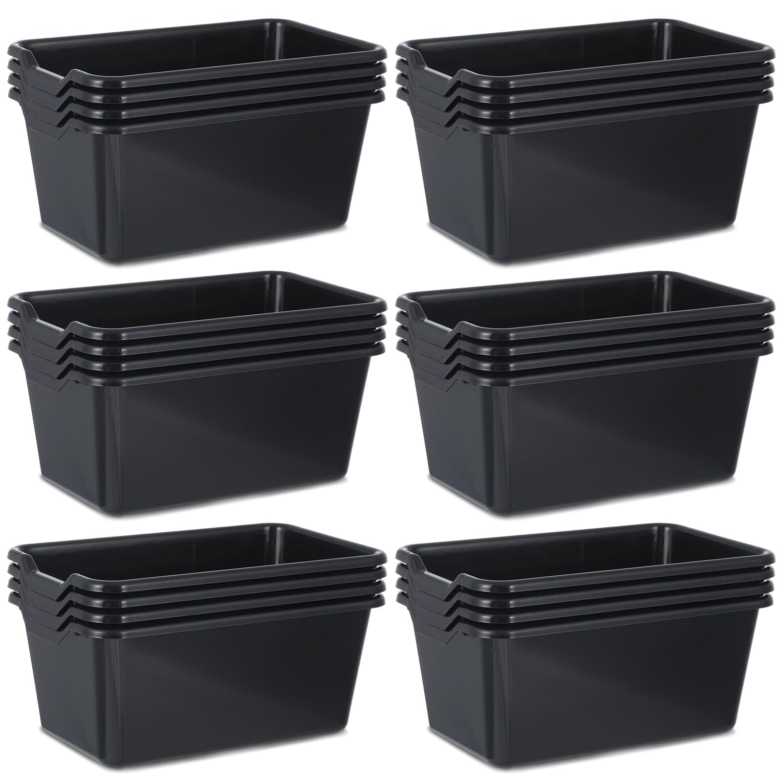Photo 1 of gisgfim 24 Pack Plastic Storage Cubby Bins