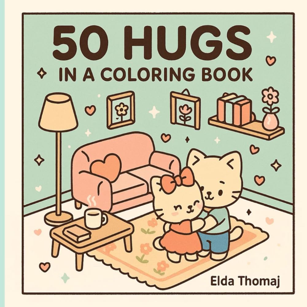 50 Hugs in a Coloring Book: “Cute, Cozy, and Made to Make You Feel Better”