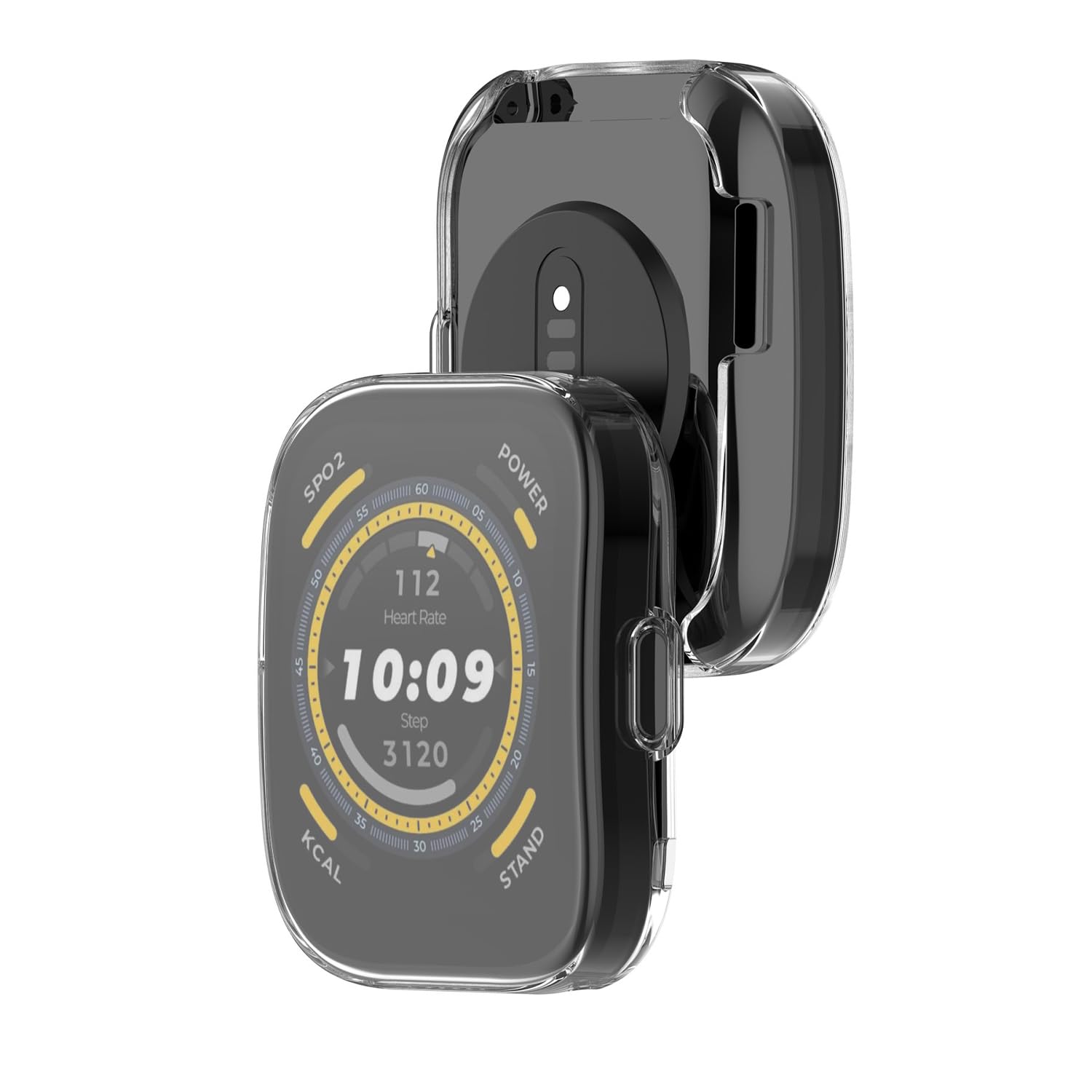 Clear Soft TPU Silicone Case For Huami Amazfit Bip S Full Coverage Protector Cover I.101625396