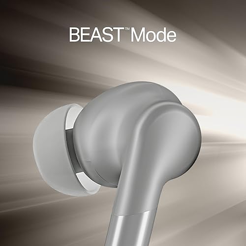 boAt Airdopes 141 Gen 2, 4 Mics ENx Tech, 48 Hrs Playback, Free Music Streaming, Fast Charge, Low Latency, IPX4, v5.4 Bluetooth Earbuds, TWS Ear Buds Wireless Earphones with mic (Grey)(Grey)