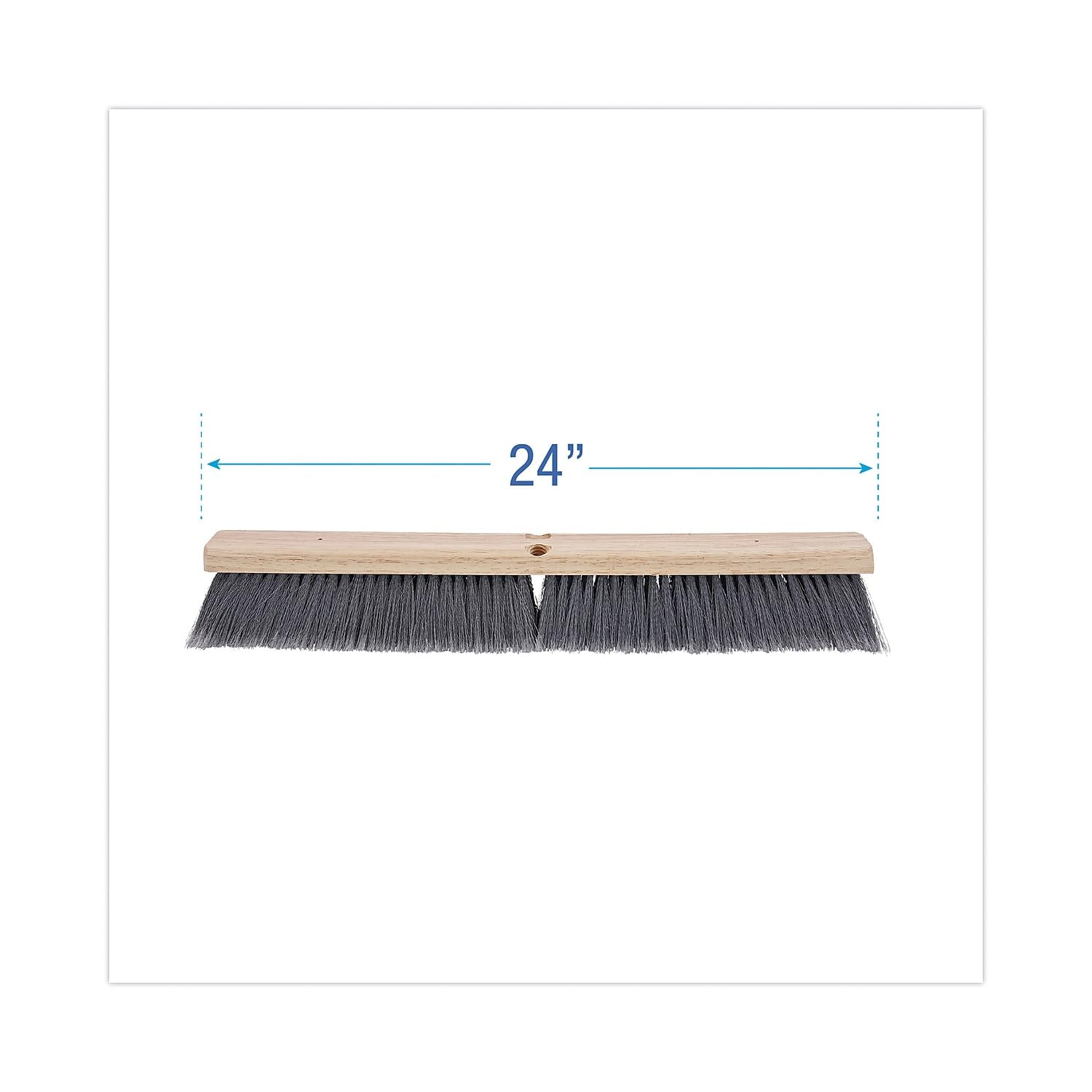 Boardwalk bwk20424 piso cepillo de cabeza 3 "Gray Marcados Polipropileno 24,"