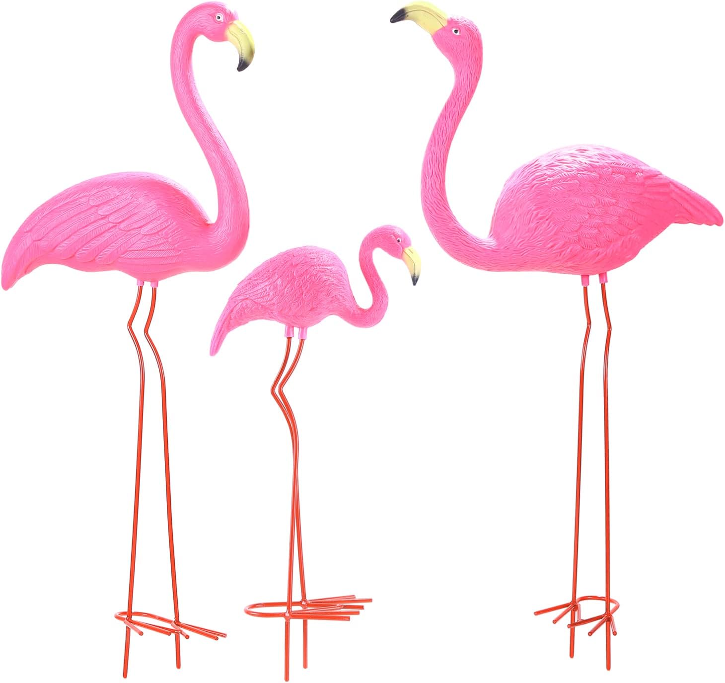 Amazon.com: GIFTEXPRESS 2-Pack Large Christmas Flamingo Yard Ornaments
