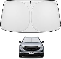 Vista 46 de Proadsy 2025 - Parasol para parabrisas actualizado con ajuste personalizado para Nissan Rogue 2014-2020, protector plegable de 4 capas