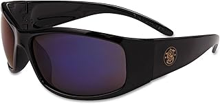 Jackson 3016316 KC 21307 Smith and Wesson Elite Safety Glasses Black Frame Blue Mirror Lens, 1 Pair by Smith & Wesson