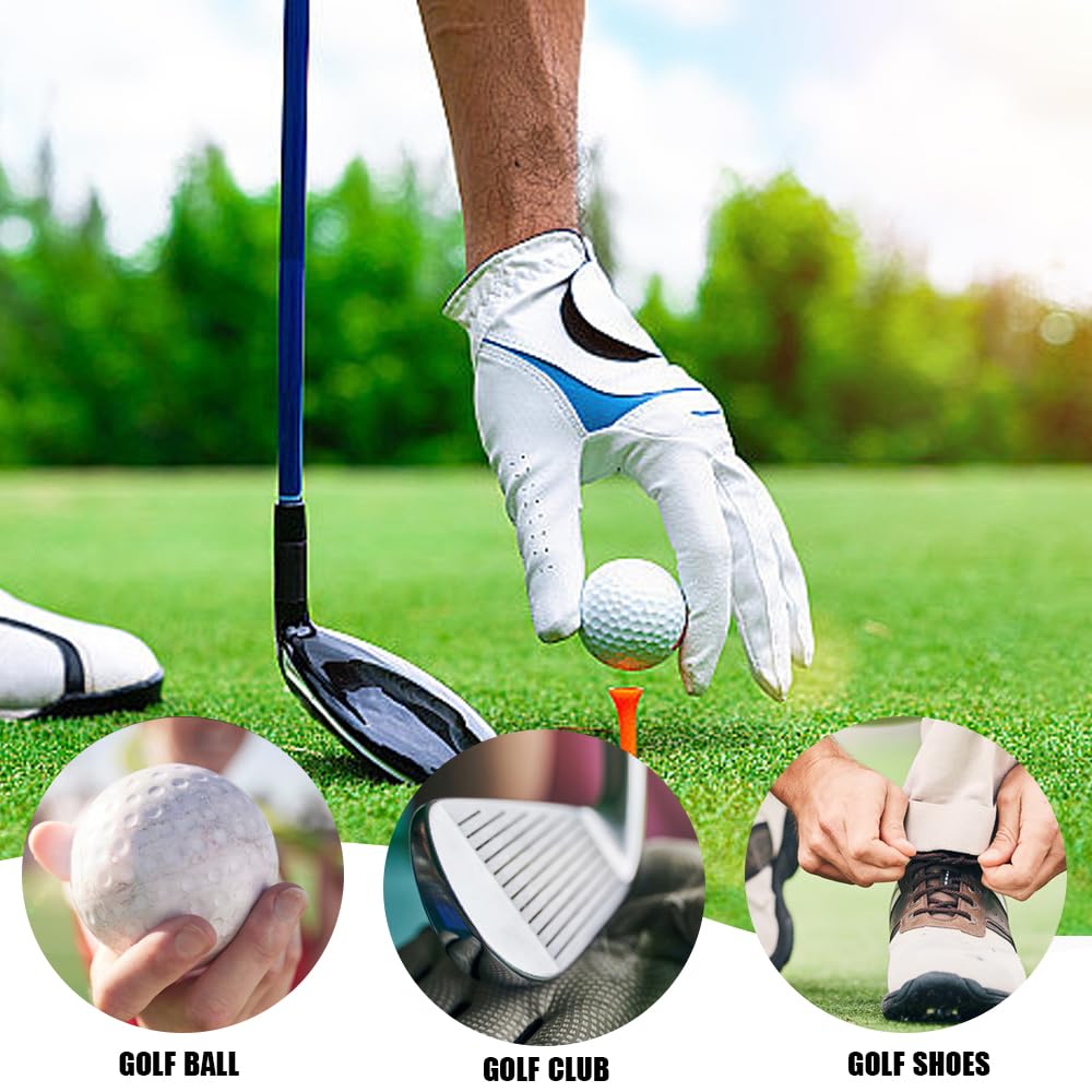 Lot de 4 brosses de nettoyage pour club de golf, taille de poche, brosse de nettoyage multi-usages, kit de nettoyage 3 en 1, portable et rétractable pour balles de golf (4 couleurs)