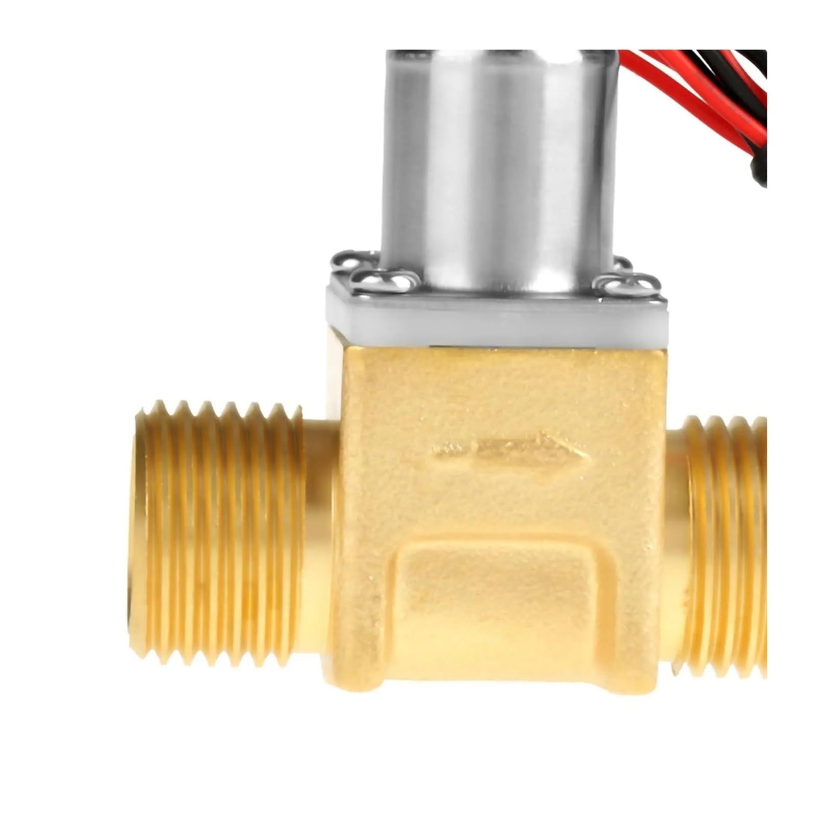 Fluxómetro manual para inodoro Válvula Electromagnética De Impulsos Agua 1/2" Y 4,5 V CC For Descarga Inodoro