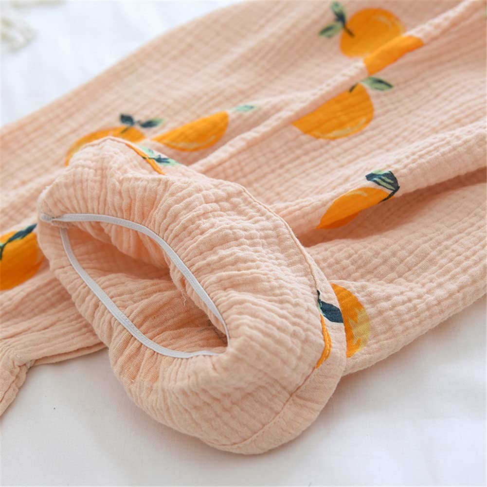 Pigiama Carino per Ragazze, Pigiama in Morbido Cotone, Camicia e Pantaloni, Stampa Casual, Pigiami per la casa, Pigiami Adorabili Camicia da Notte (Blu Scuro M)