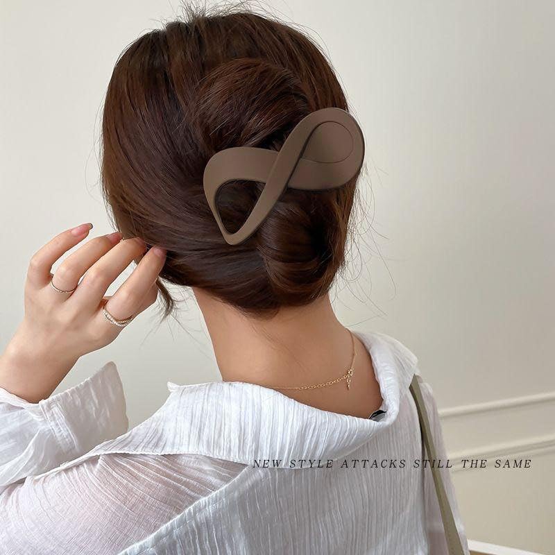 8PCS French Flat Hair Claw Clips for Women Matte Duckbill Hair Clips for Thick& Thin Hair Fashion Colorful Hair Claw 2 Styles - Image 3