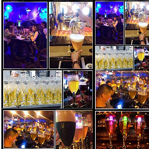 Nomal Tabletop Wine Beer Tower Beverage Juice Dispenser With Led Colorful Shinning Lights For Bar Party Restaurant Ktv Barbecue Restaurant thumb #8