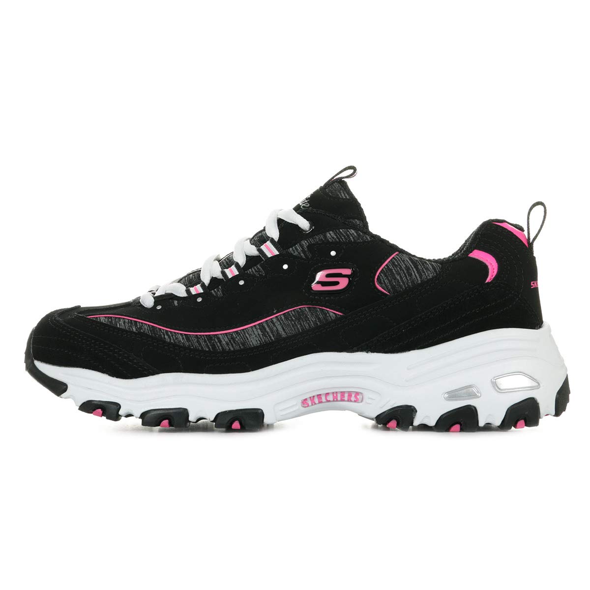 Skechers Damen Sneaker D´Lites ME TIME Schwarz/Pink – Bild 2