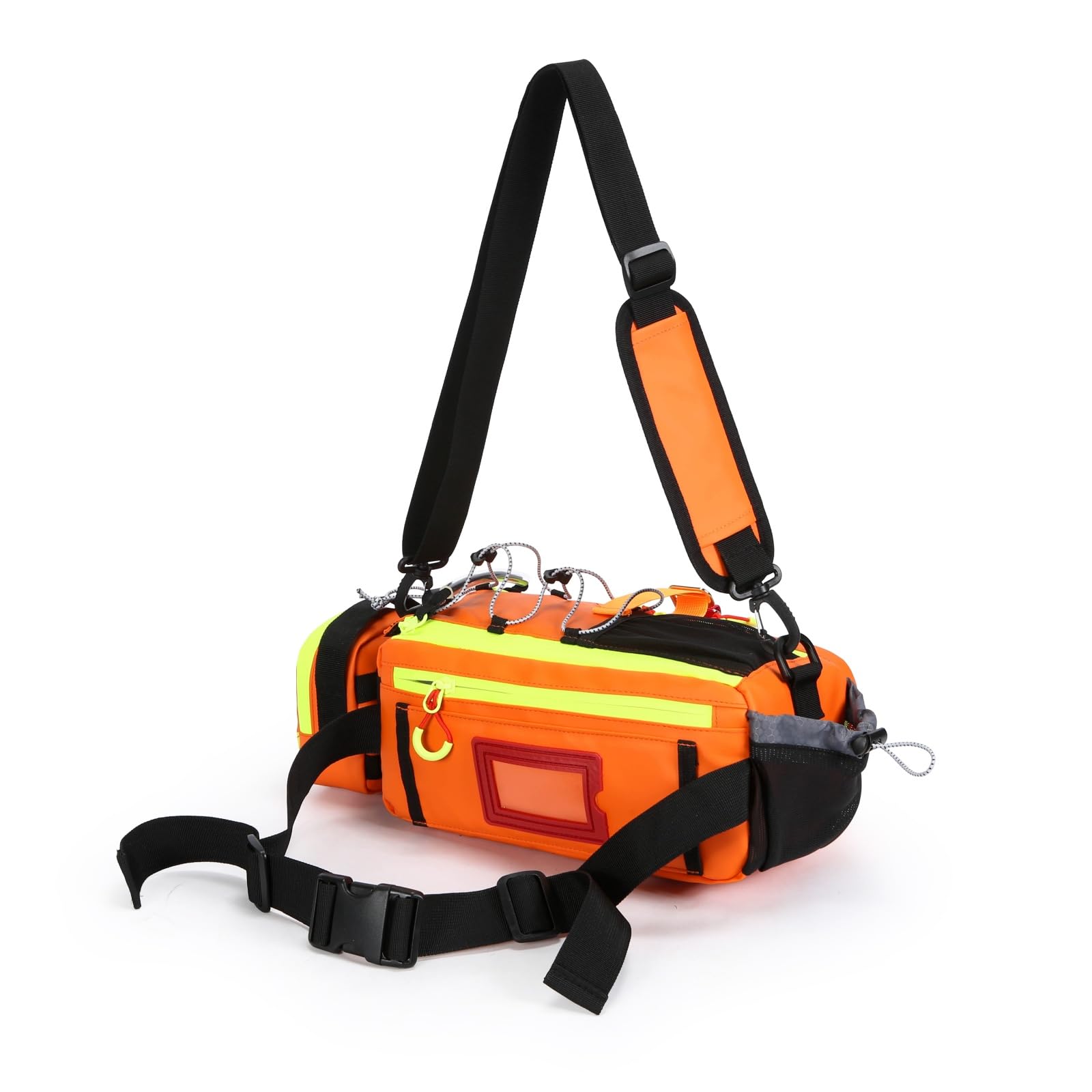 Leeres EMT Trauma-Set, wasserdichte Erste-Hilfe-Tasche, Notfalltasche, Organizer, mit reflektierenden Streifen, Outdoor-Rettungstasche., blau, modisch