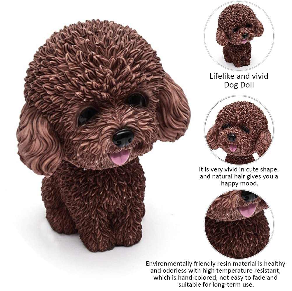 Rurunklee Auto Wackelpuppe - Niedlicher Hund Mit Wackelndem Kopf Fürs Armaturenbrett