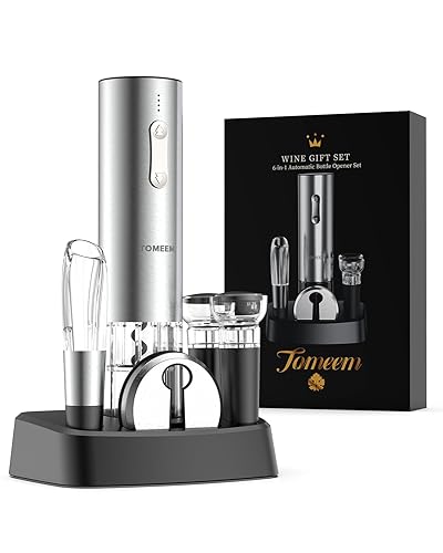 TOMEEM Electric Wine Opener Set - Rechargeable Wine Bottle Opener