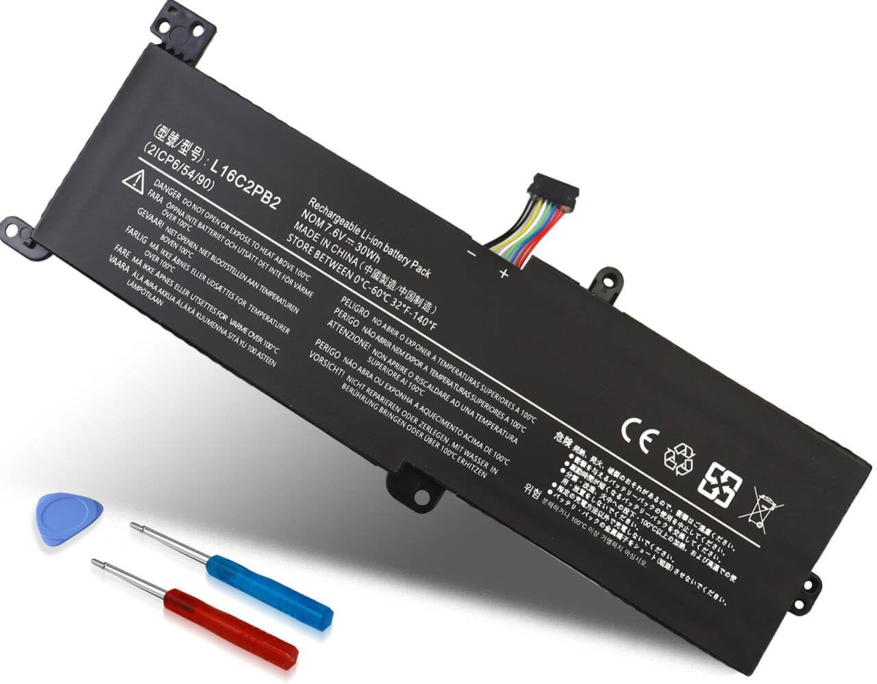 L16C2PB2 Battery Replacement for Lenovo IdeaPad 320 330 S145 320-15abr 320-15ikb 320-17ikb 330-15ikb 330-15ast 330-17ikb S145-15iwl S145-14iwl Series L17L2PF1 L17M2PB7 L16L2PB2 L16M2PB2 2ICP6/54/90