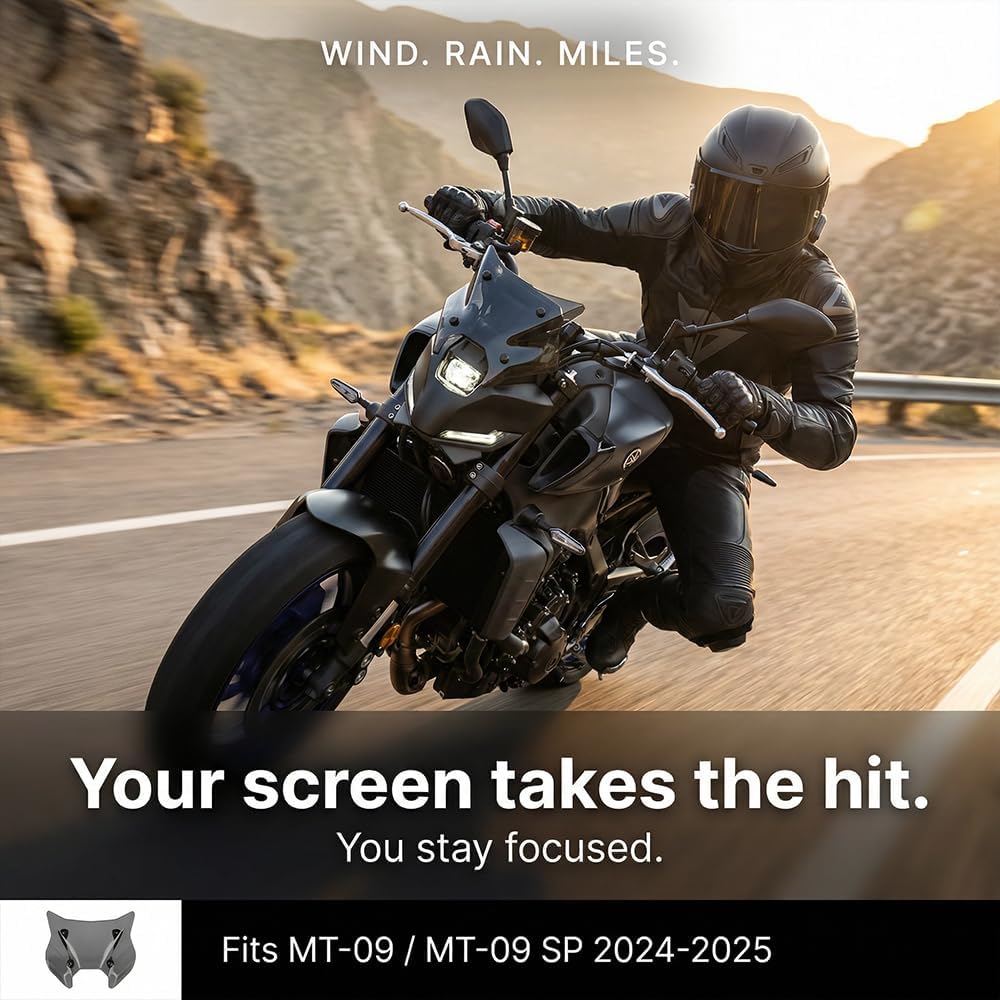 MT09 SP Motorcycle Accessories Windshield Front Support Windshield Wind Deflector Fairing Lower For MT 09 MT-09 SP 2024 2025 MT09SP