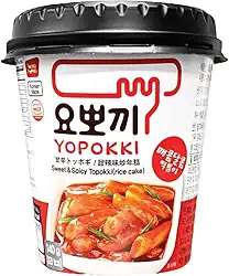 Bolinho de Arroz Yopokki Coreano Sabor Picante 100G Young