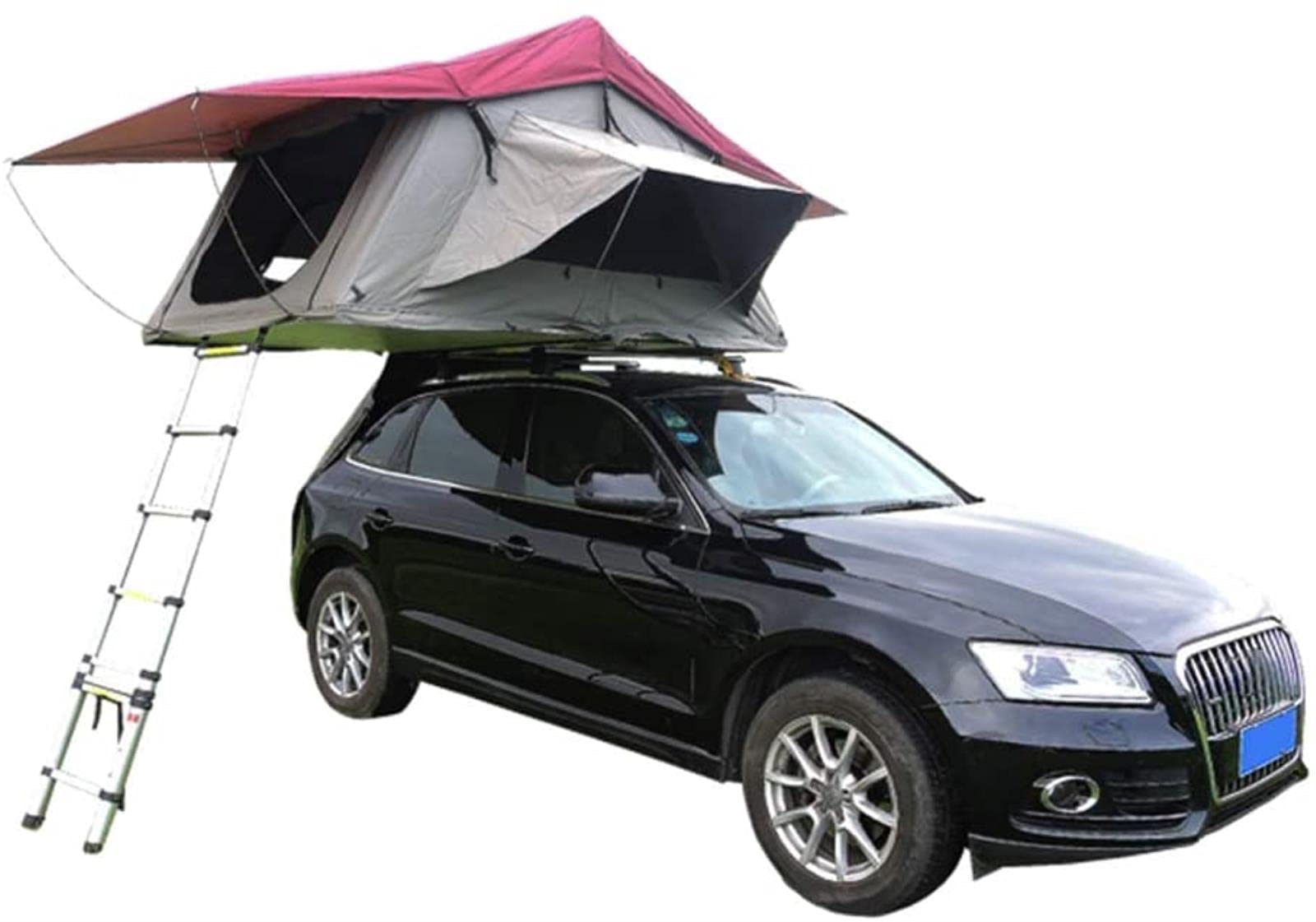 Outdoor Self-Driving Car Top,Exempt Set Up Two-Person Vehicle Tent, Waterproof, Windproof and Uv-Proof Function
